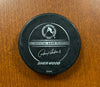 #24 John Mitchell Autographed Game Puck - 2010-11 or 2011-12