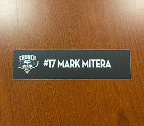 #17 Mark Mitera Home Nameplate - 2010-11