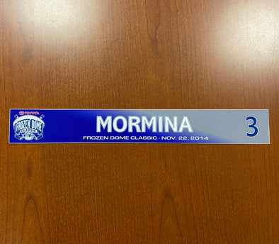 #3 Joey Mormina Toyota Frozen Dome Classic Nameplate - November 22, 2014