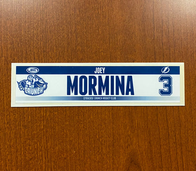 #3 Joey Mormina Home Nameplate - 2013-16
