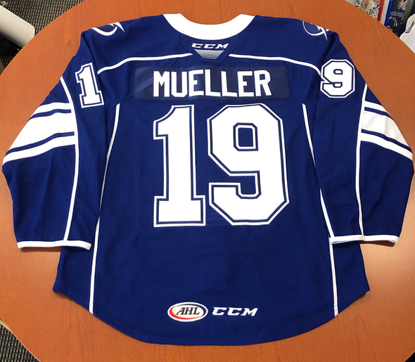 #19 Chris Mueller Blue Jersey - 2019-20