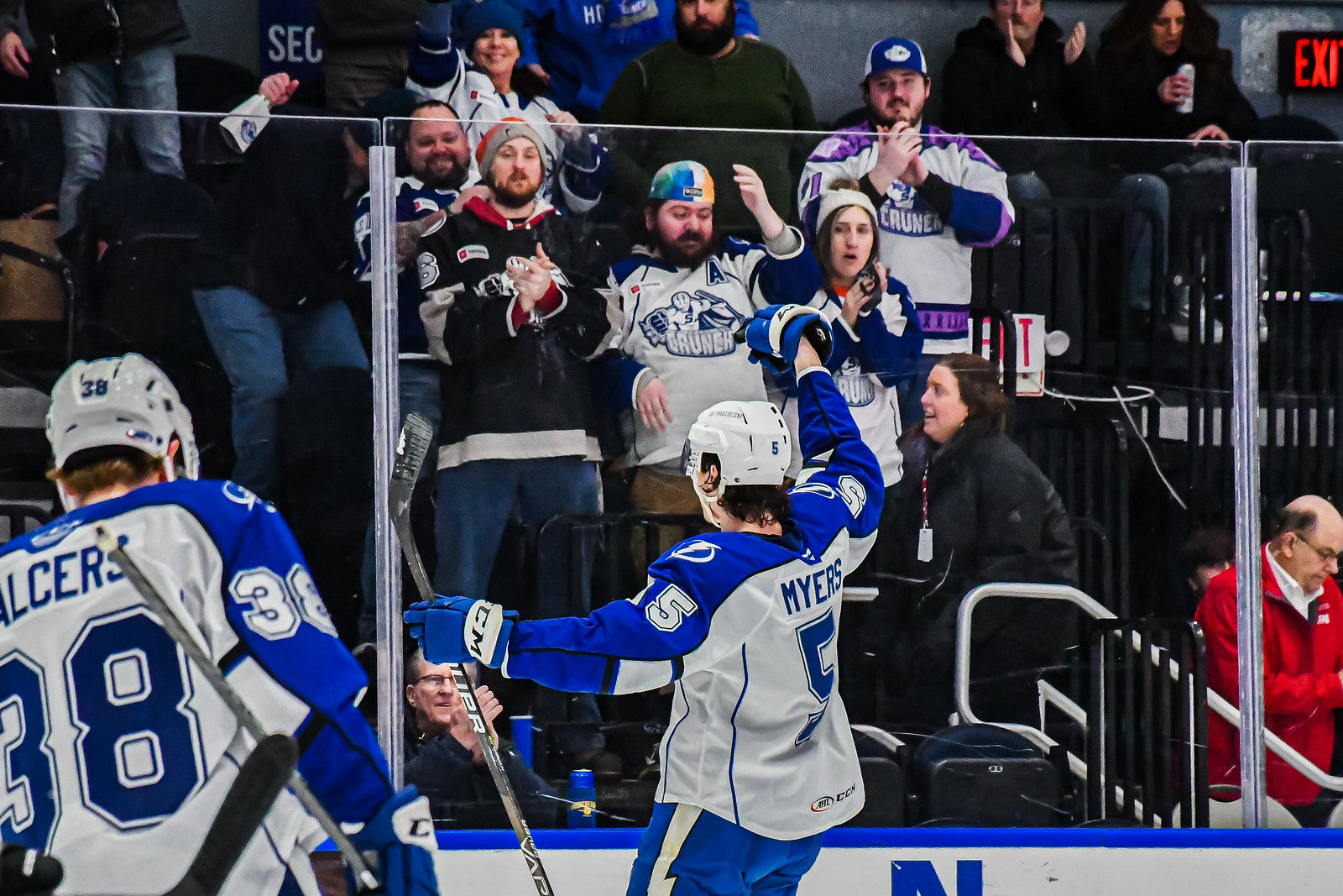 Goal Puck - #5 Philippe Myers - February 3, 2023 vs. Charlotte Checker –  Syracuse Crunch Official Team Store