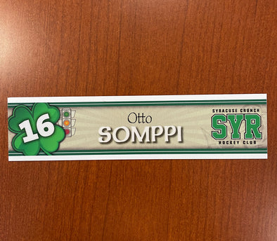 #16 Otto Somppi St. Patrick's Day Nameplate - March 16, 2022
