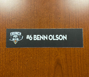 Benn Olson Home Nameplate - 2010-11