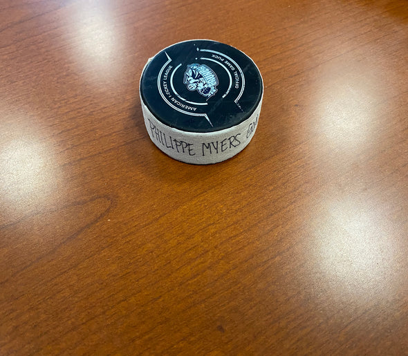 Goal Puck - #5 Philippe Myers - February 3, 2023 vs. Charlotte Checkers