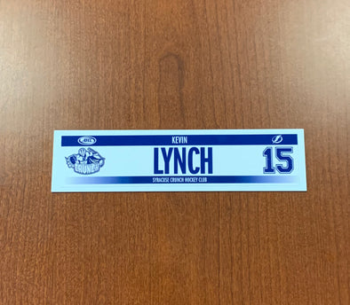 #15 Kevin Lynch Home Nameplate - 2016-17