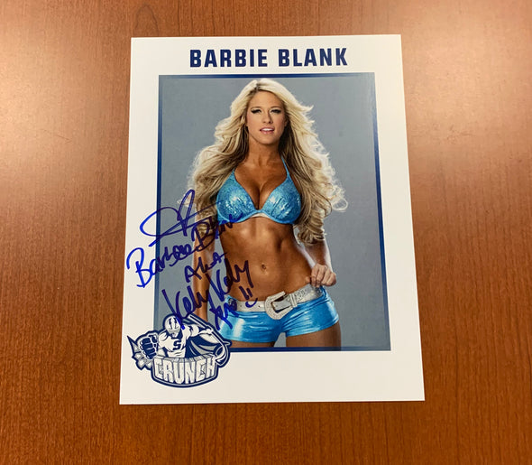 Barbie Blank - Kelly Kelly Signed Autograph Card