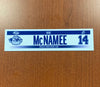 #14 Mike McNamee Home Nameplate - 2016-17
