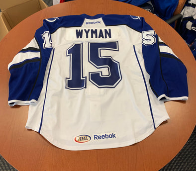 20 Troy Bourke White Jersey - 2018-19 – Syracuse Crunch Official