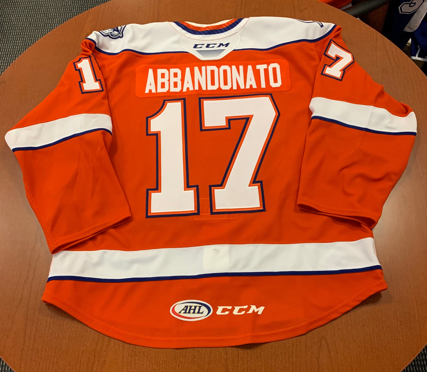 17 Peter Abbandonato White Jersey - 2019-20 – Syracuse Crunch Official Team  Store