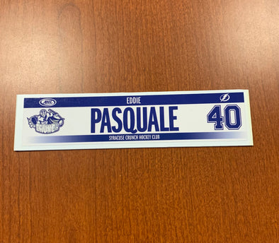 #40 Eddie Pasquale Home Nameplate