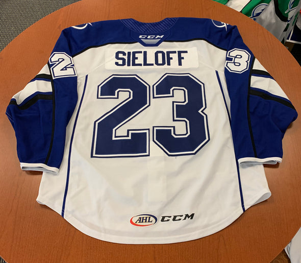 #23 Patrick Sieloff White Jersey - 2019-20