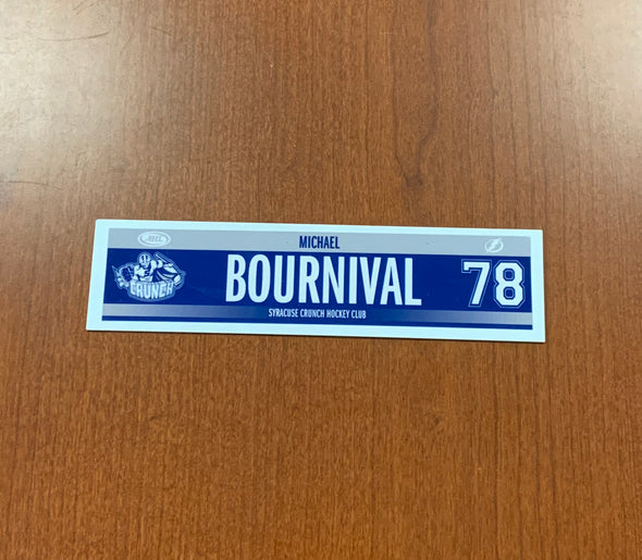 #78 Michael Bournival Road Nameplate - 2016-19