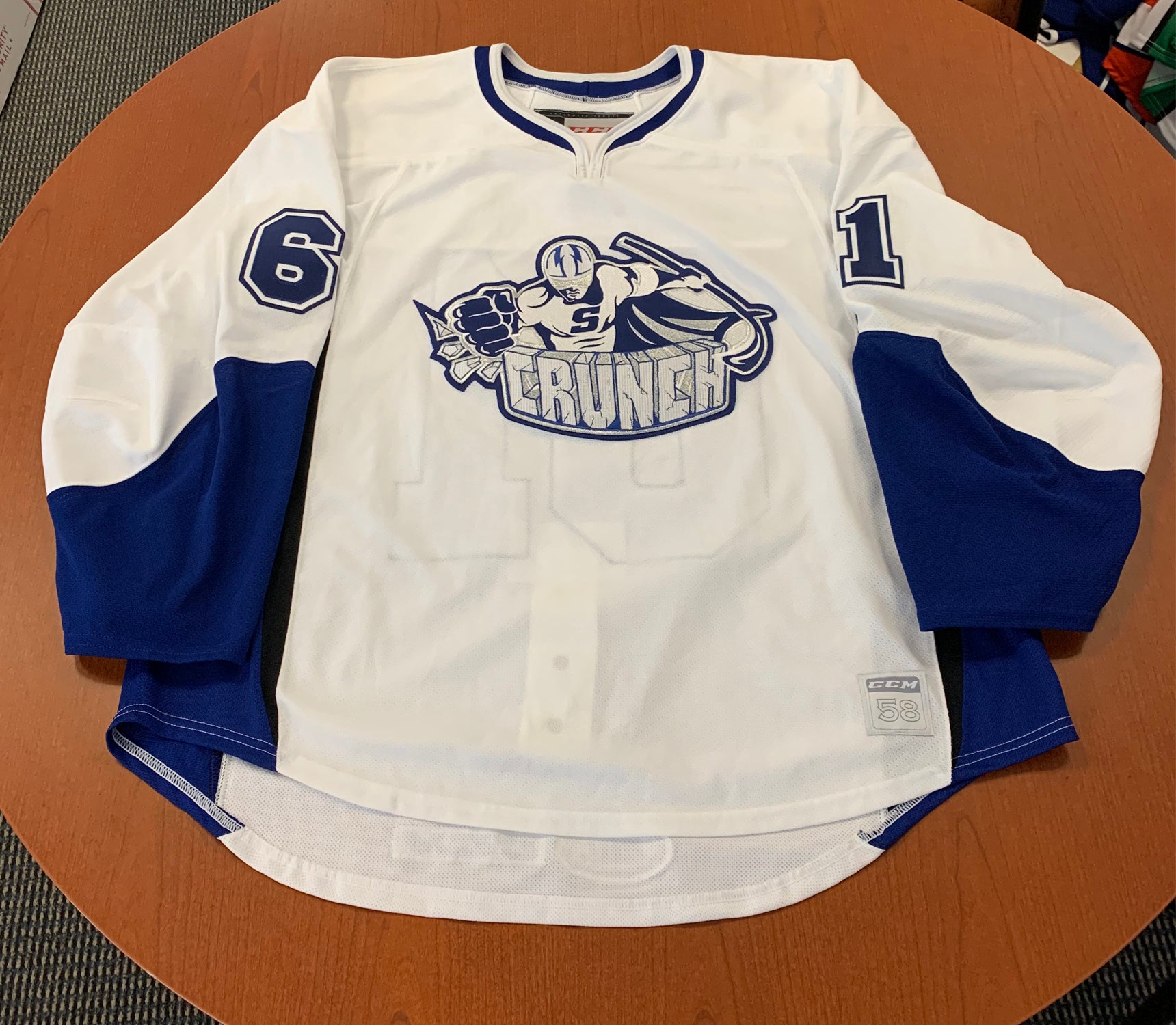 Jersey numbers have been a wide-ranging fashion variable for the Syracuse  Crunch 