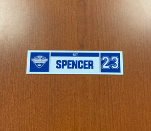 #23 Matt Spencer Home Nameplate - 2019 Calder Cup Playoffs