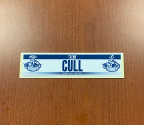 Assistant Coach Trent Cull Home Nameplate