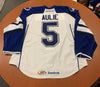 #5 Keith Aulie White Jersey - 2012-13