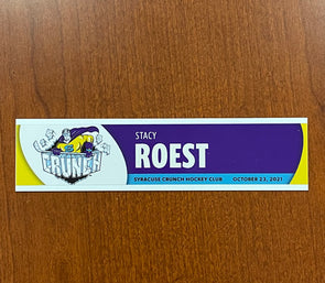 General Manager Stacy Roest Opening Night Nameplate - October 23, 2021