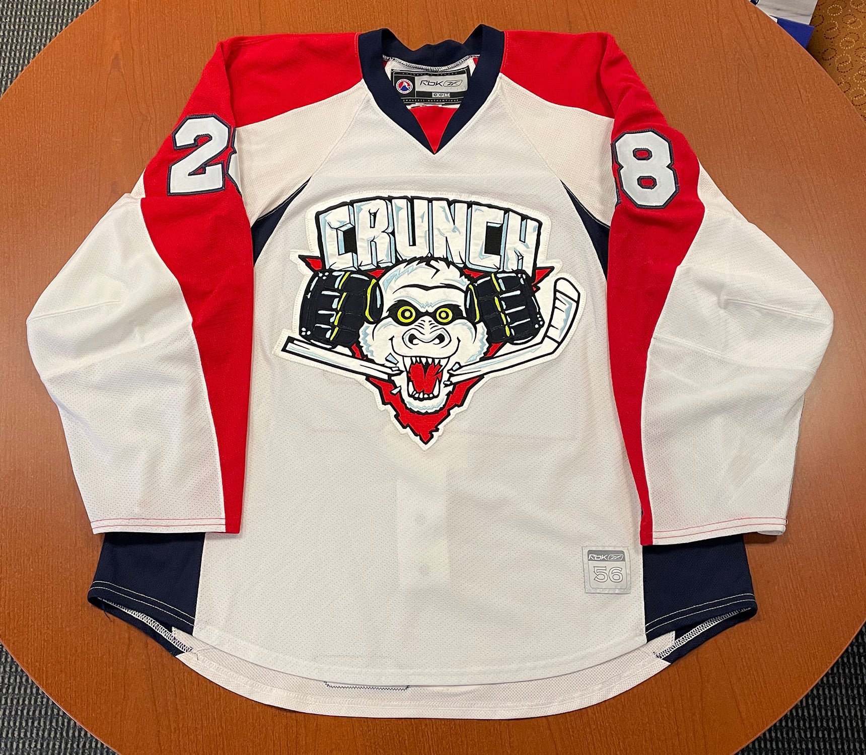 28 Andrei Plekhanov Warmup Jersey - 2008-09 – Syracuse Crunch Official Team  Store