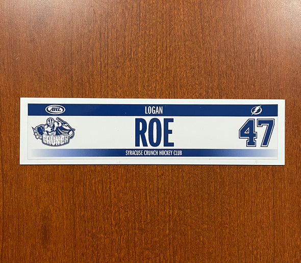 #47 Logan Roe Home Nameplate - 2019-20