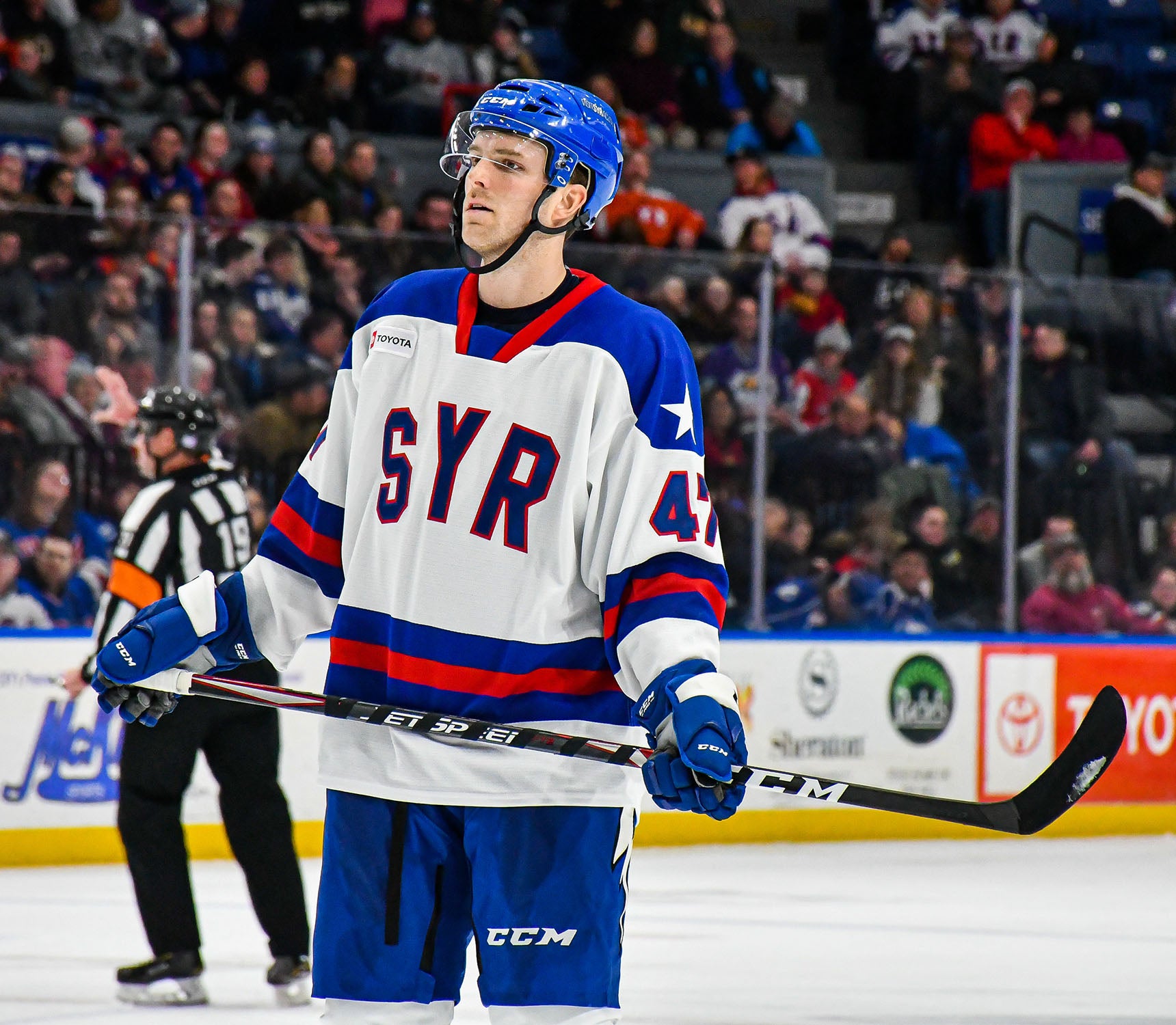 #47 Logan Roe Road Nameplate - 2019-20 – Syracuse Crunch Official Team ...
