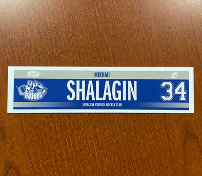 #34 Mikhail Shalagin Road Nameplate - 2019-20