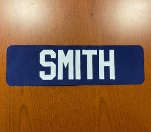 #46 Gemel Smith Blue Name Bar