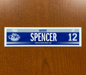 #12 Matthew Spencer Road Nameplate - 2015-16
