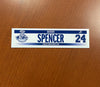 #24 Matthew Spencer Home Nameplate - 2020-21