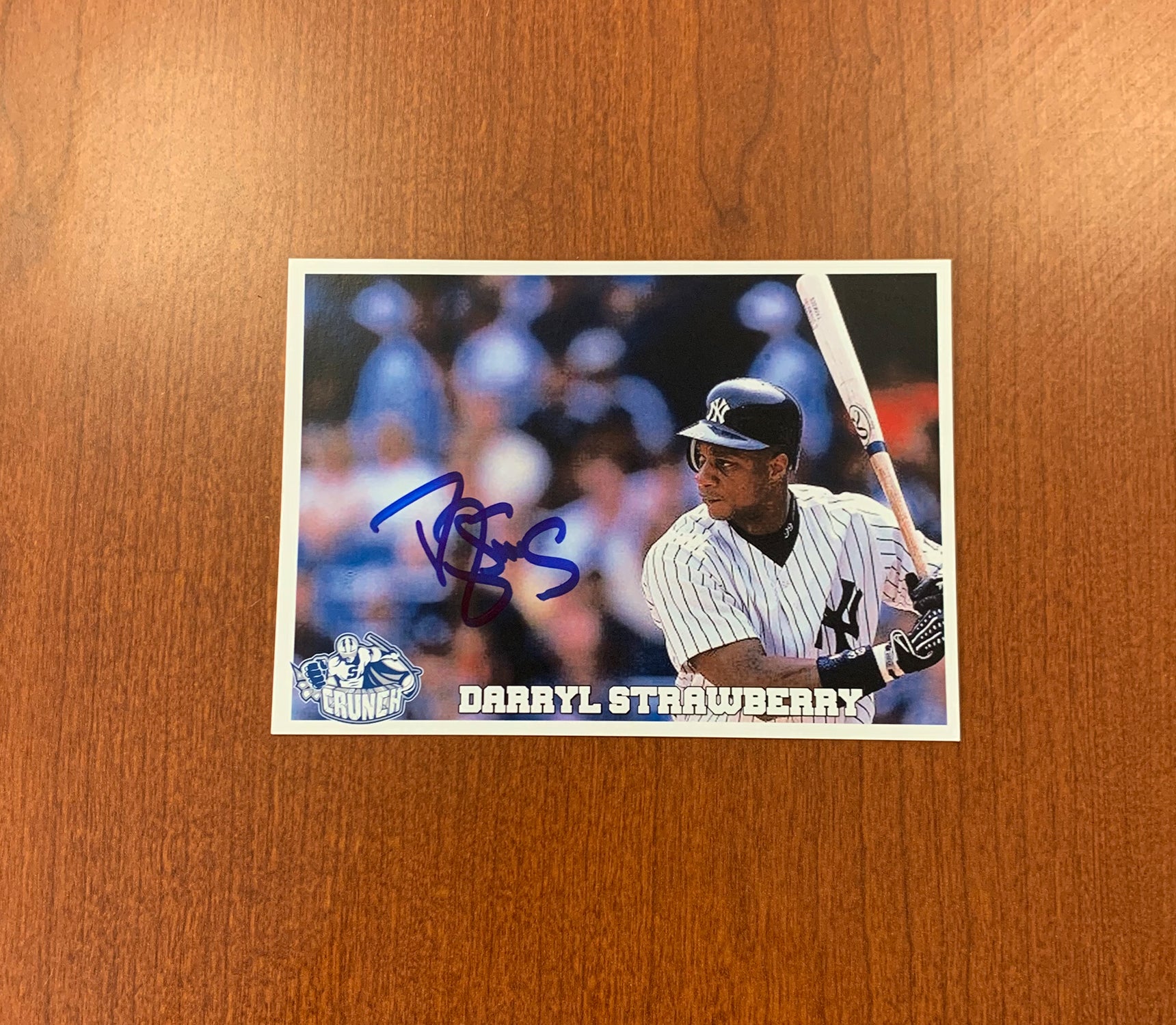 Darryl Strawberry Autographed Photo – Syracuse Crunch Official