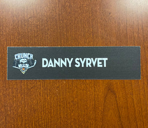 #25 Danny Syvret Home Nameplate - 2010-11