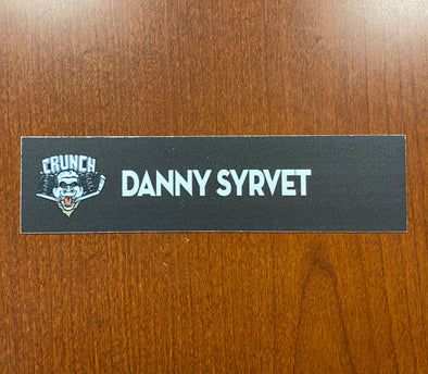 #25 Danny Syvret Home Nameplate - 2010-11