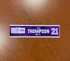 #21 Jack Thompson Hockey Fights Cancer Nameplate - December 16, 2022