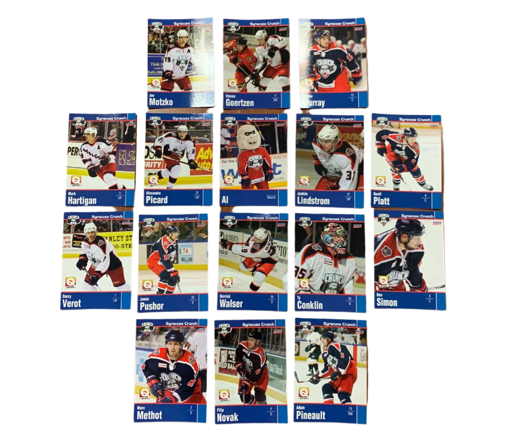 Trading Card Set - 2006-07 Season – Syracuse Crunch Official