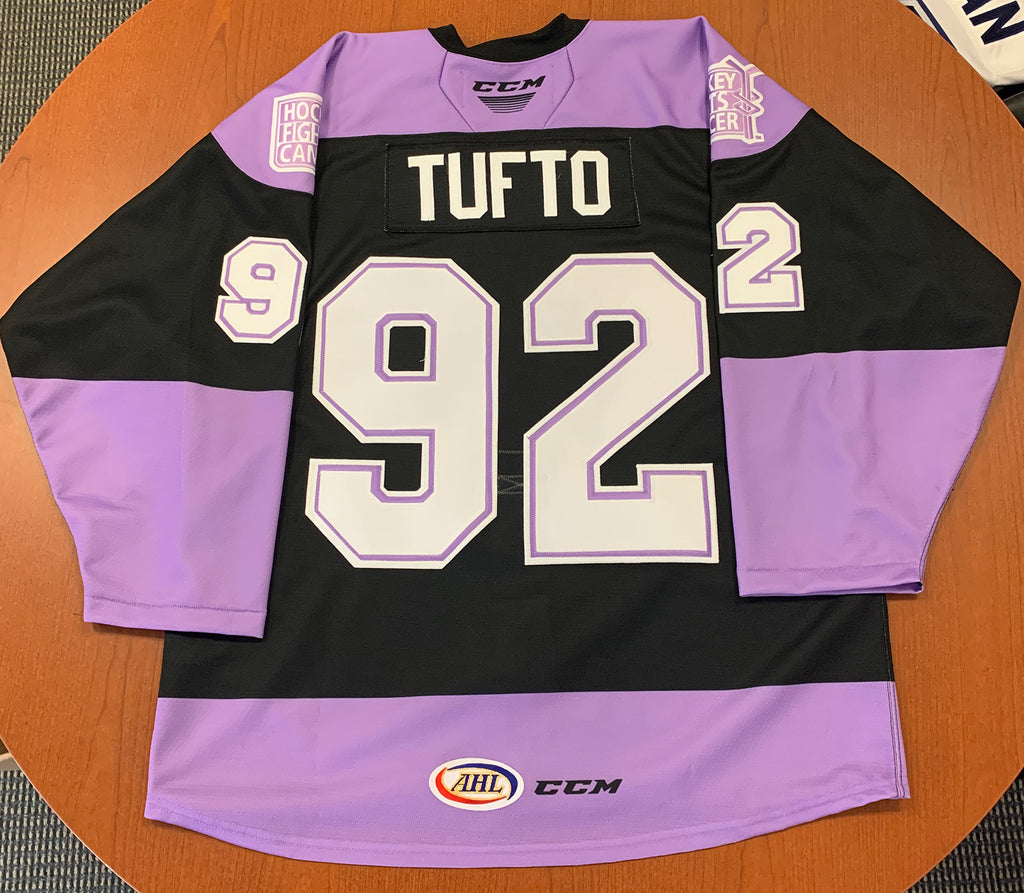 92 Odeen Tufto Hockey Fights Cancer Jersey - November 27, 2021 – Syracuse  Crunch Official Team Store