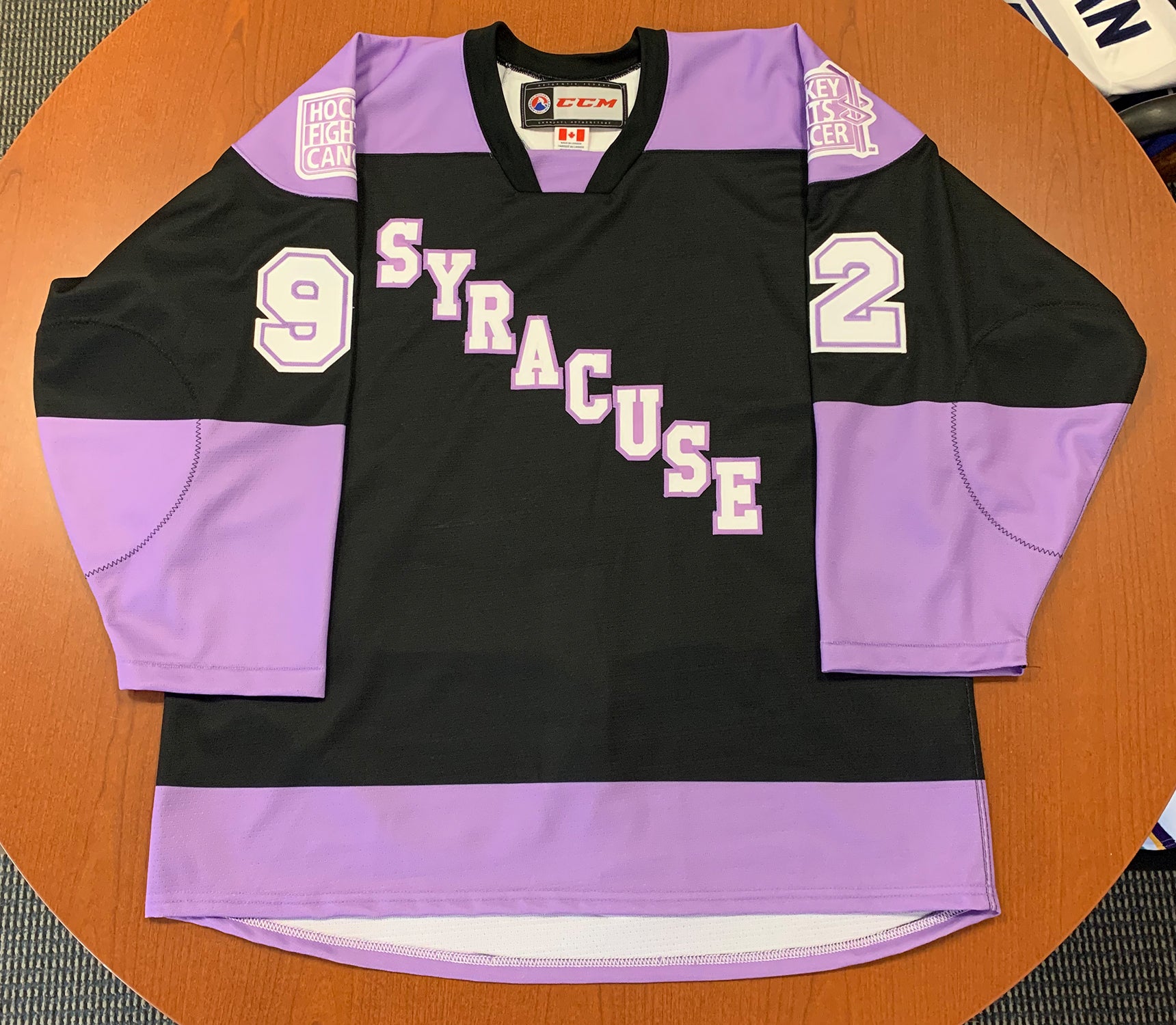 Theodore 8X10 Print - Hockey Fights Cancer Jersey #1 – Sports Town USA
