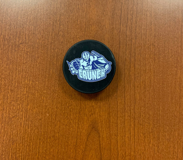 #18 Taylor Raddysh AUTOGRAPHED Tully's Puck - 2019-20