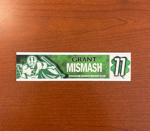 #77 Grant Mismash St. Patrick's Day Nameplate - March 11, 2023