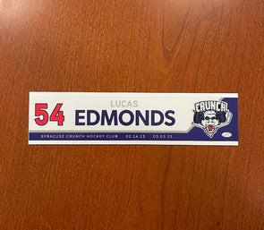 #54 Lucas Edmonds Reverse Retro Nameplate - 2022-23 Season