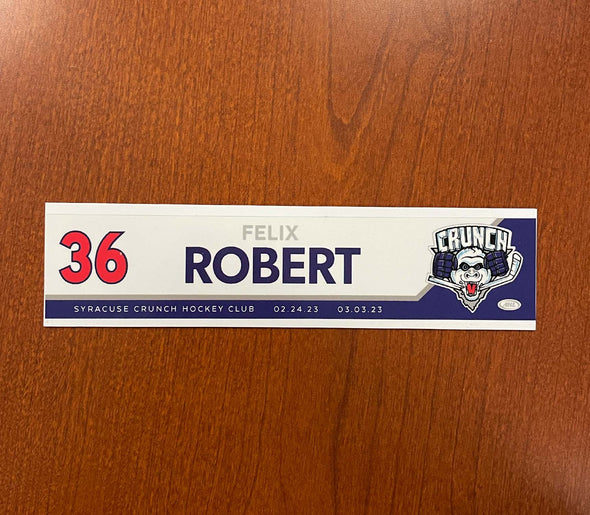 #36 Felix Robert Reverse Retro Nameplate - 2022-23 Season