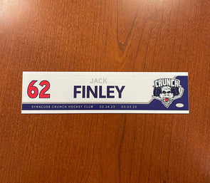 #62 Jack Finley Reverse Retro Nameplate - 2022-23 Season