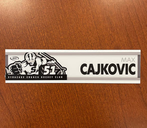 #51 Max Cajkovic Blackout Nameplate - April 8, 2022