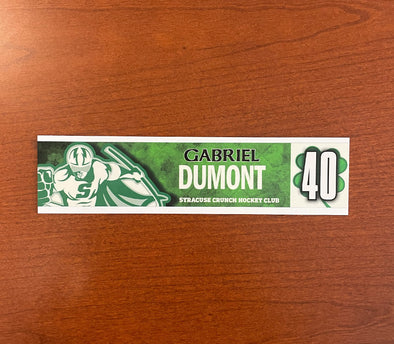 #40 Gabriel Dumont St. Patrick's Day Nameplate - March 11, 2023
