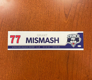 #77 Grant Mismash Reverse Retro Nameplate - 2022-23 Season