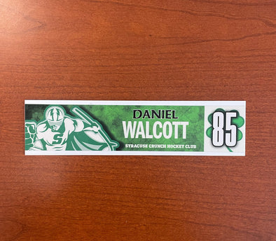 #85 Daniel Walcott St. Patrick's Day Nameplate - March 11, 2023