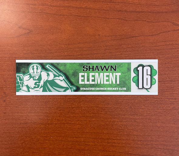 #16 Shawn Element St. Patrick's Day Nameplate - March 11, 2023