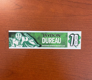 #78 Jaydon Dureau St. Patrick's Day Nameplate - March 11, 2023