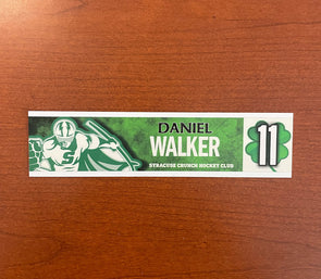 #11 Daniel Walker St. Patrick's Day Nameplate - March 11, 2023