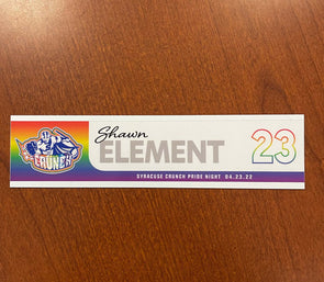 #23 Shawn Element Pride Nameplate - April 23, 2022