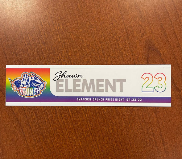 #23 Shawn Element Pride Nameplate - April 23, 2022